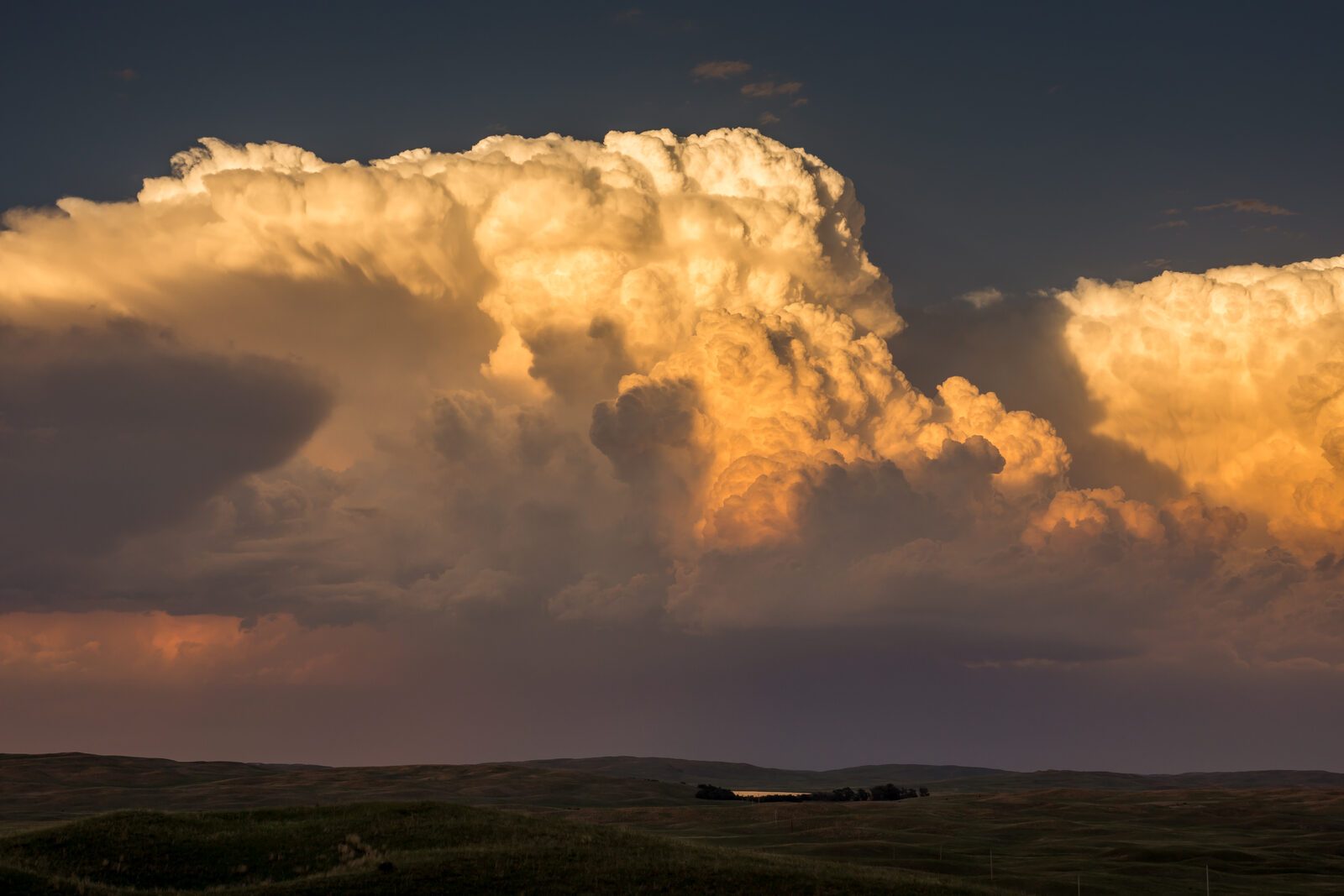 Storm clouds over the Sandhills